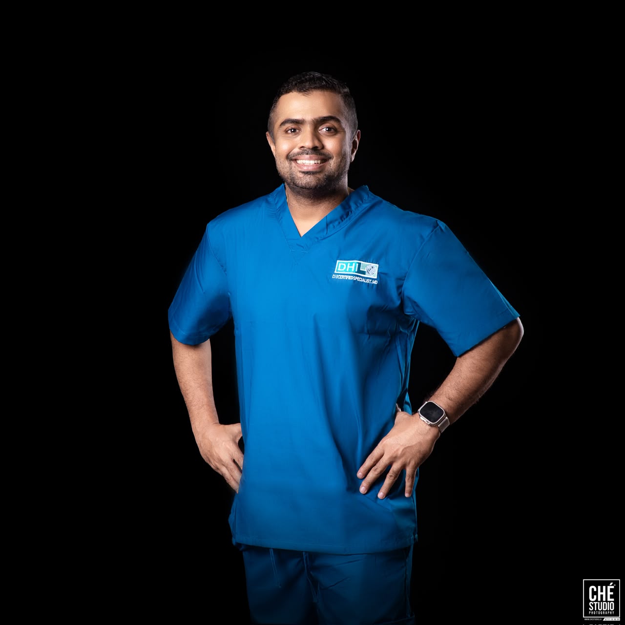 Dr. Amila Fernando, DHI-certified hair transplant surgeon